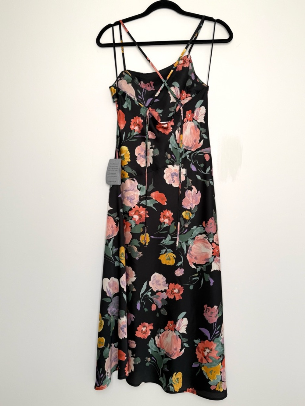 ASTR the Label Floral Satin Midi Slip Dress, NWT - Picture 10 of 15